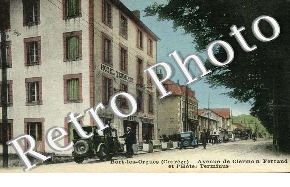 Avenue de Clermont Ferrand et l'Hotel Terminus