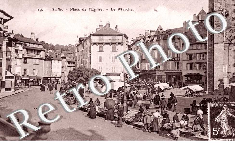 Place de l'Eglise, le Marche