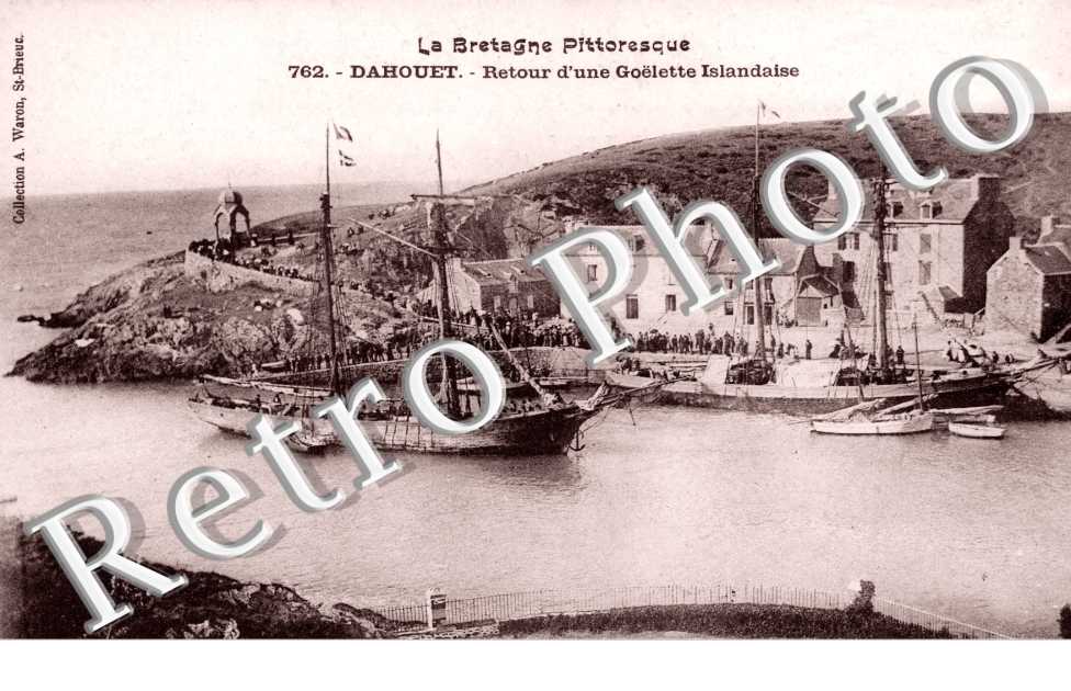 Dahouet retour d'une goellette islandaise