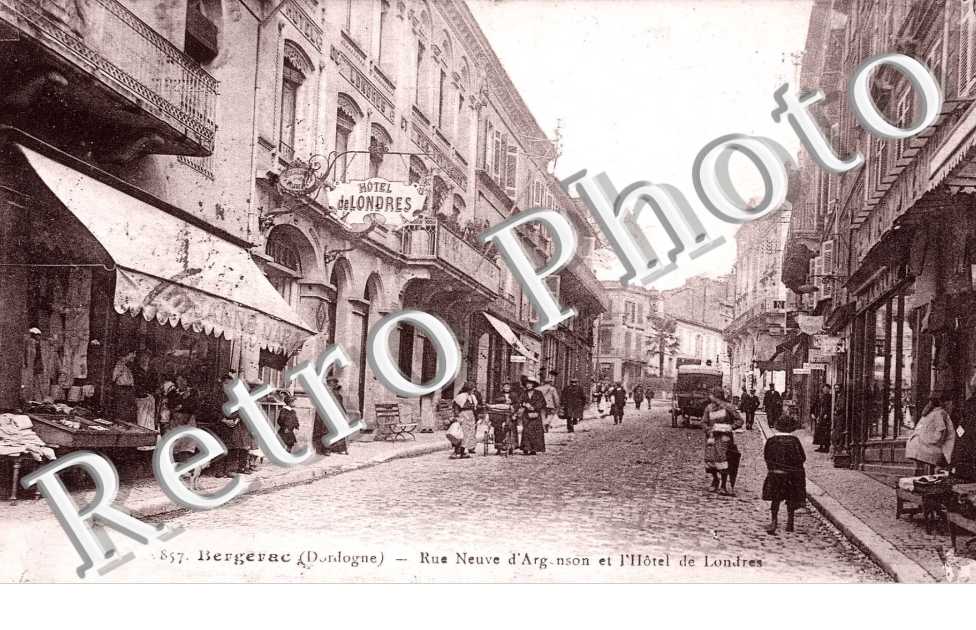 Rue Neuve d'Argenson et hotel de Londres