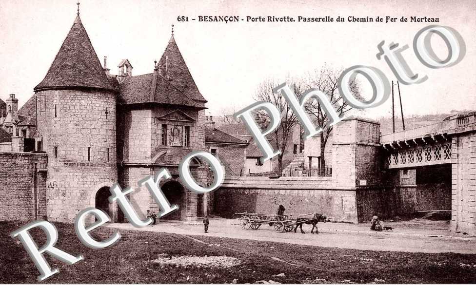 Porte Rivotte - Passerelle du Chemin de fer