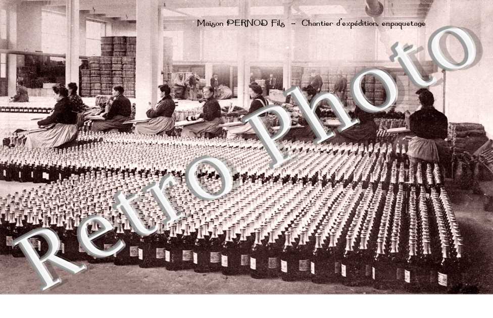 Maison Pernod Fils Chantier d'expedition, empaquetage