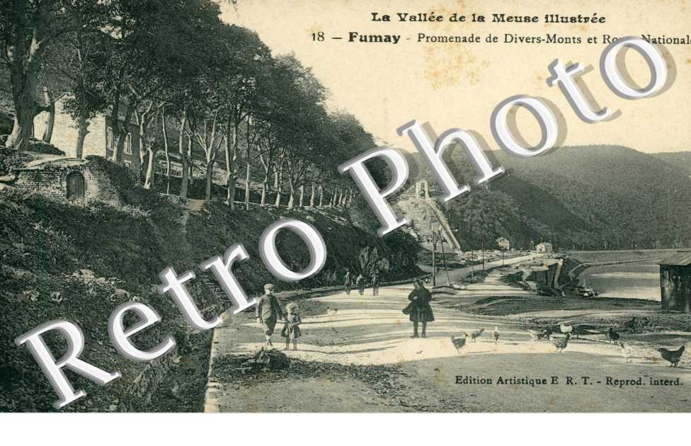 promenade de Divers-Monts et route nationale