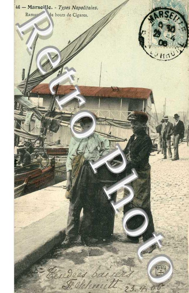 type Napolitains Ramasseurs de bouts de cigares - 1906