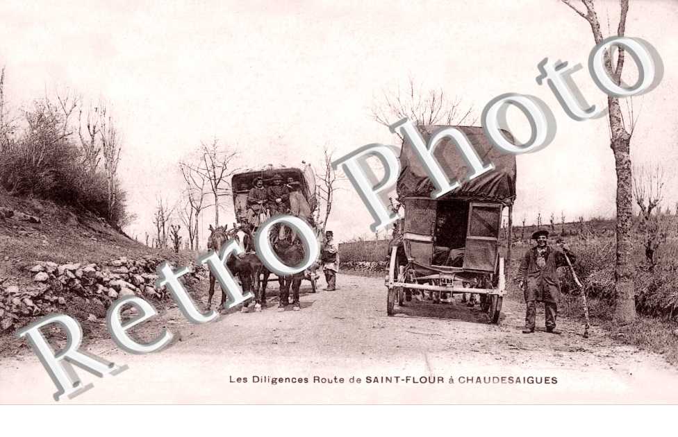 diligences Route de Saint-Flour Chaudesaigues