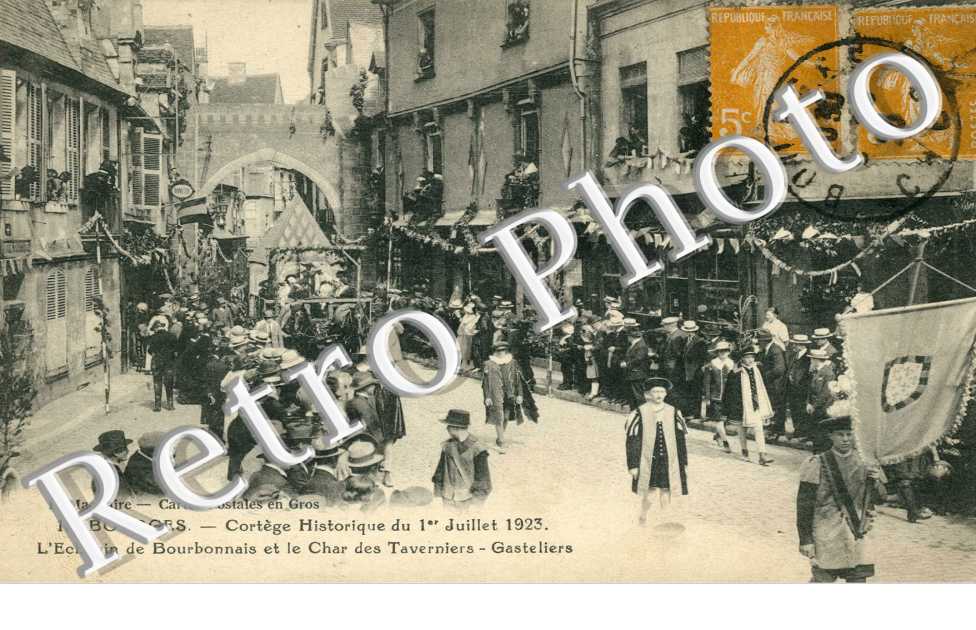 Cortege historique du 1er juillet 1923 - l'Echevin de Bourbonnais