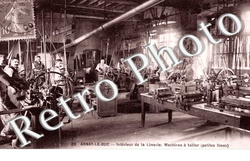 Intieur de la LImerie - Machines Tailler