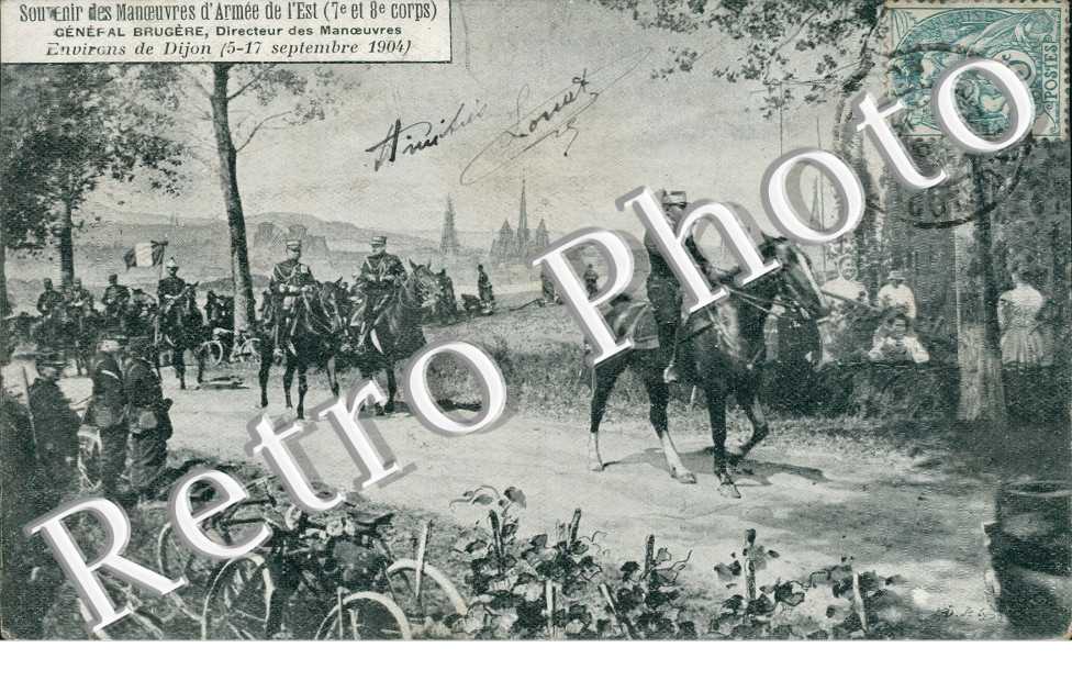 Souvenirs des manoeuvres d'Armee de l'Est - Sept 1904