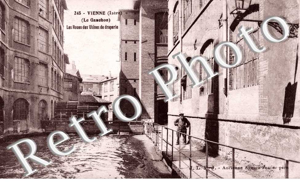 Les roues des usines de draperie (Le Gauchon)
