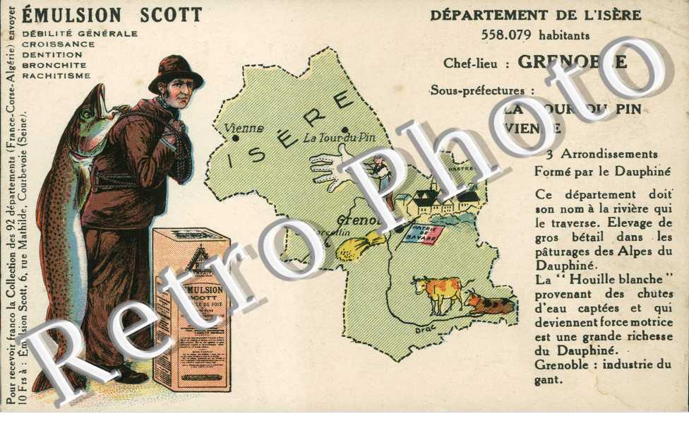carte du departement - Emulsion Scott