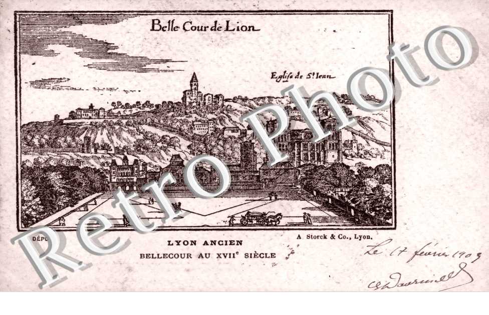 Bellecour au XVIII