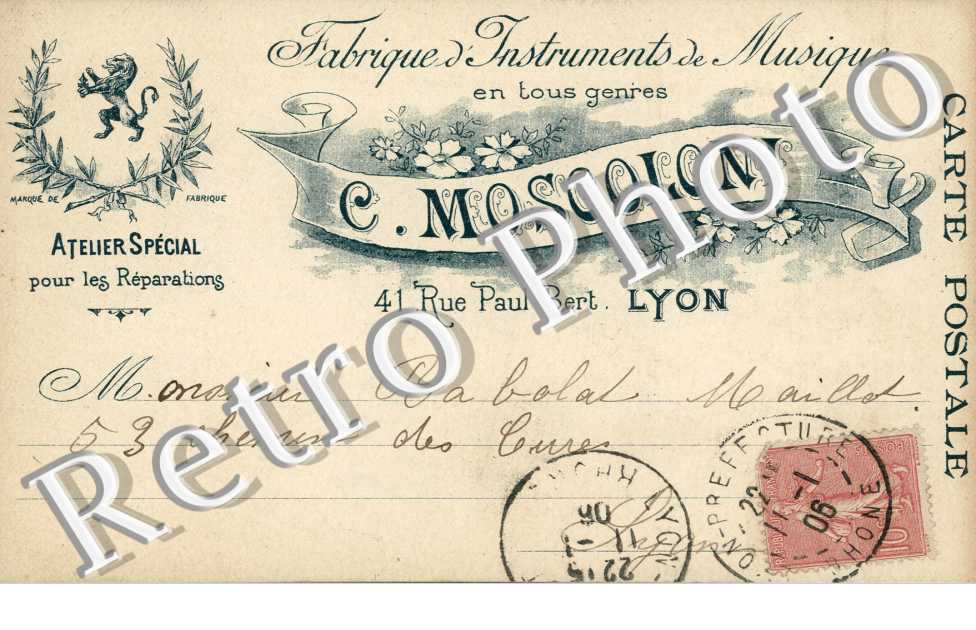 Moscolini, 41 rue Paul Bert - Fabrique d'instruments de Musique (La Villette)