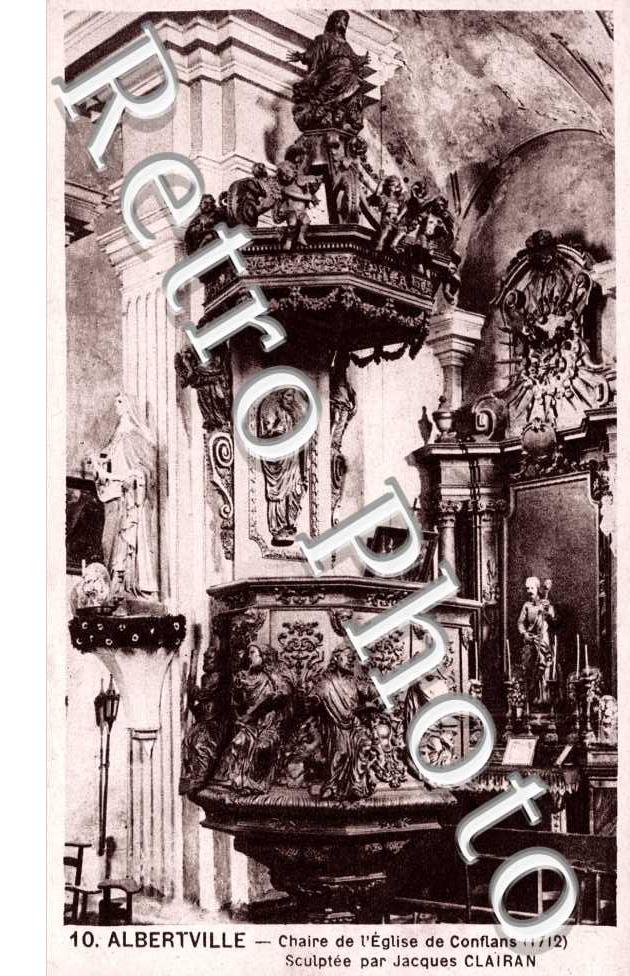 Chaire de l'église de Conflans