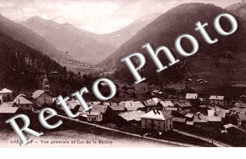 vue generale et col de la Bathie