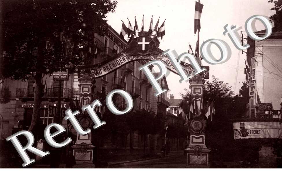 Arc de Triomphe pour venue du President Fallières   - 1910