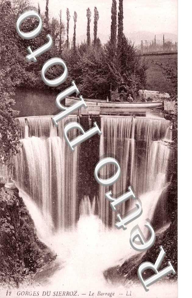 gorges du Sierroz  Le barrage