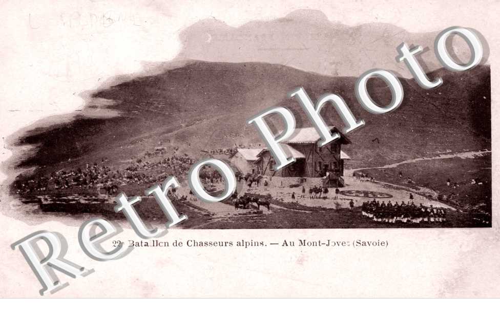 bataillon de chasseurs alpins au Mont-Jovet