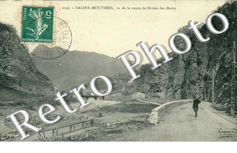 Vu de la route de Brides-les-Bains