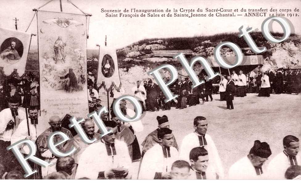 Inauguration de la crypte du Sacré Coeur 14 juin 1912