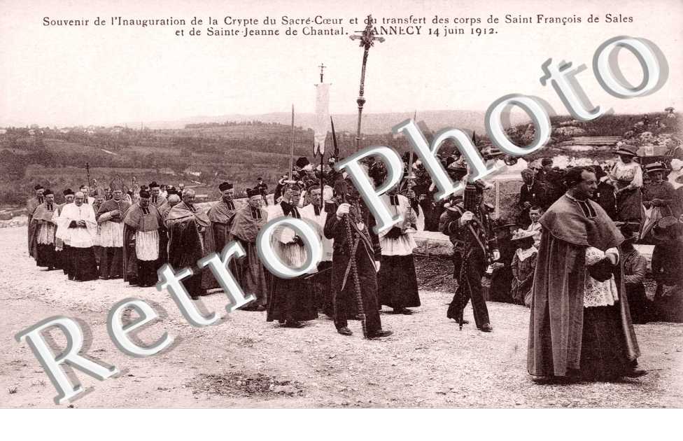 Inauguration de la crypte du Sacré Coeur 14 juin 1912