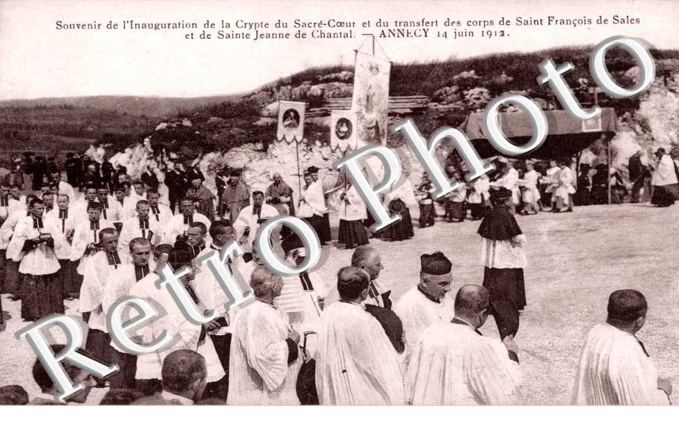 Inauguration de la crypte du Sacré Coeur 14 juin 1912