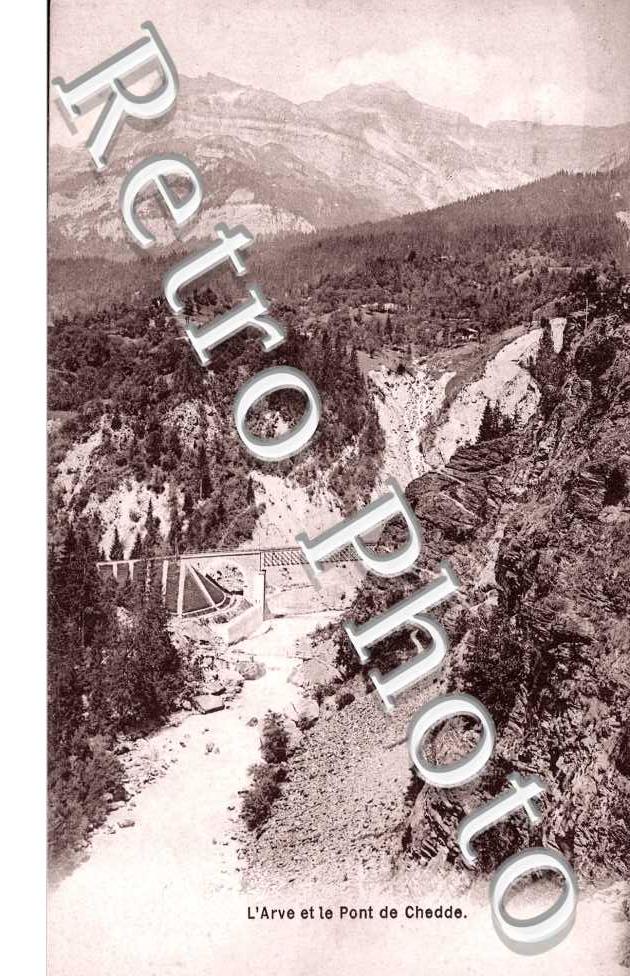l'Arve et le Pont de Chedde