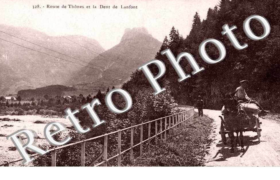 Route de Thones et Dent de Lanfont