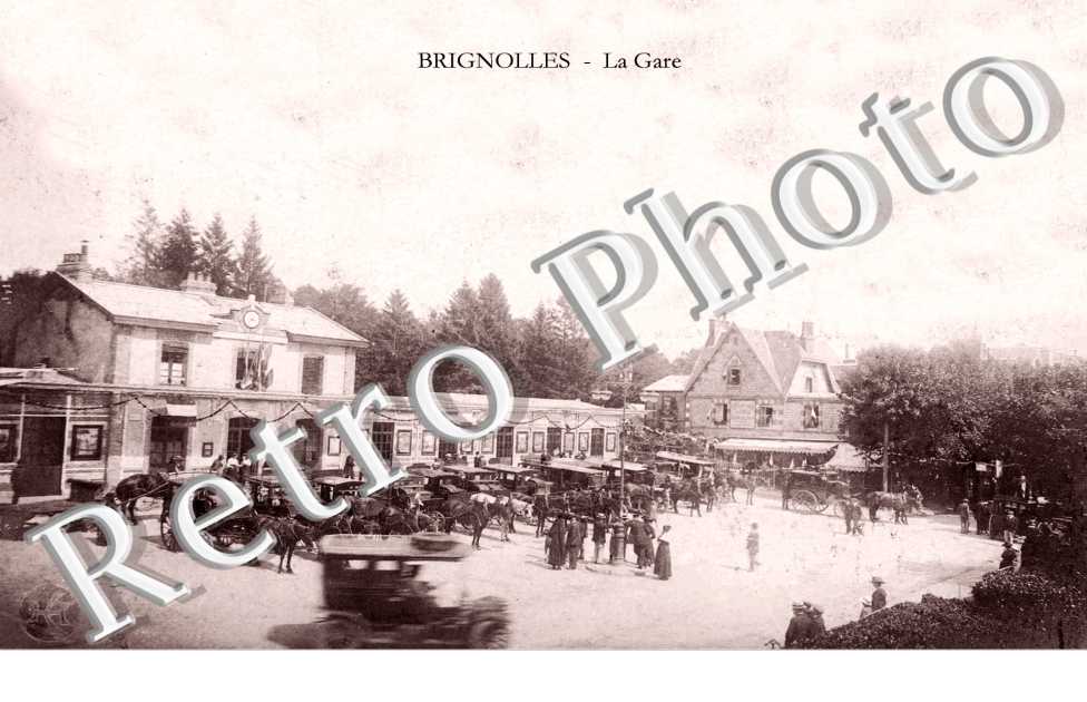 Souvenir de Brignoles 1919   La gare