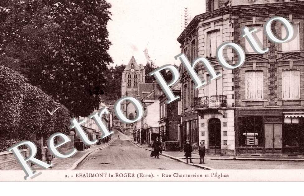 Rue Chantereine et l'eglise