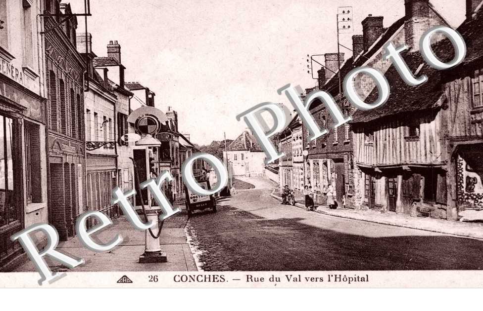 La rue du Val vers l'hopital