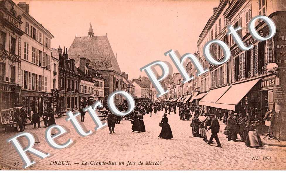 La Grande Rue un jour de Marché