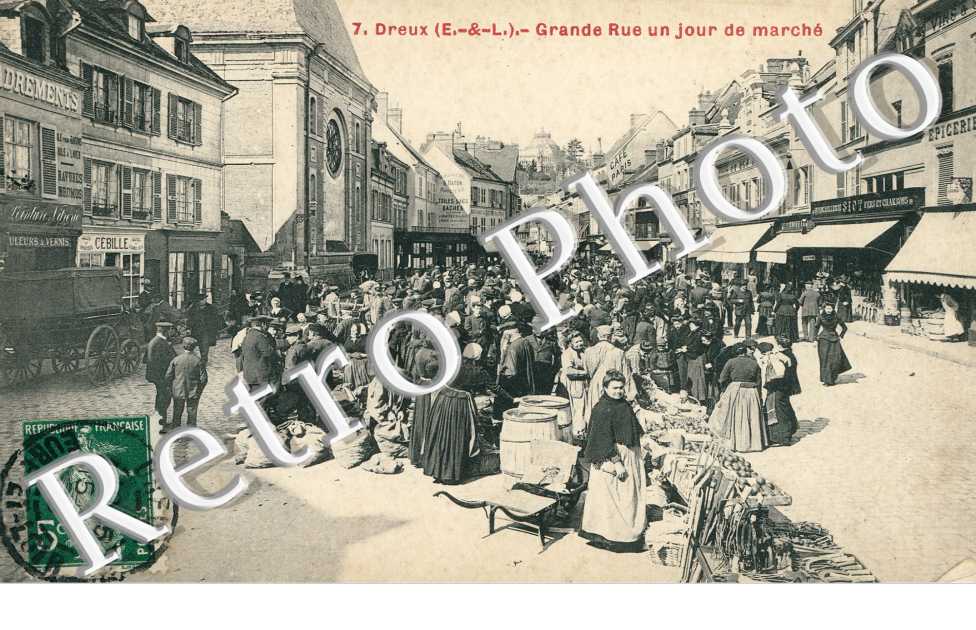 Grande rue un jour de marche