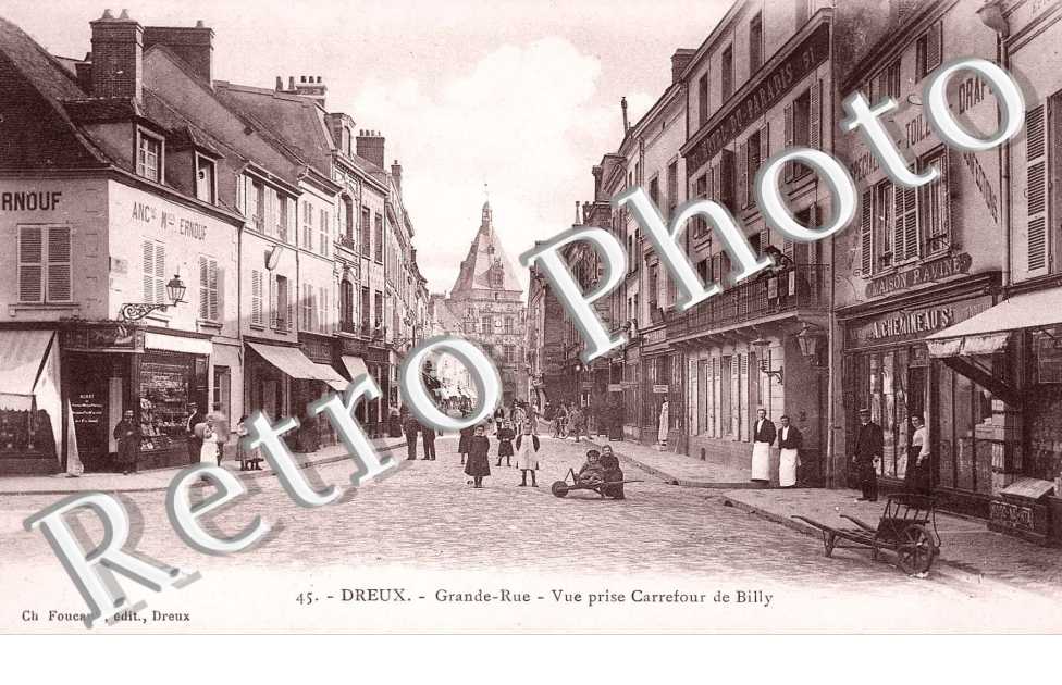 GRANDE RUE VUE PRISE DU CARREFOUR DE BILLY