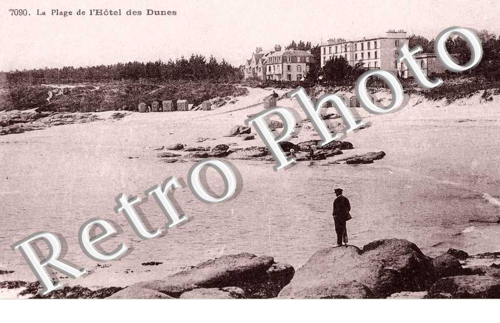 plage et l'Hotel des Dunes