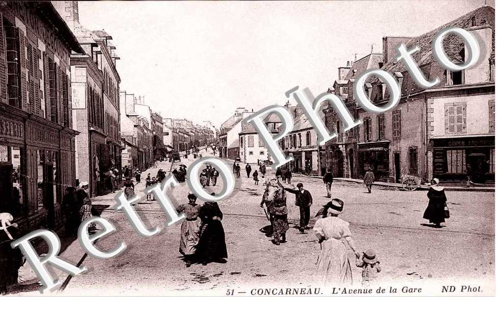 l'avenue  de la gare