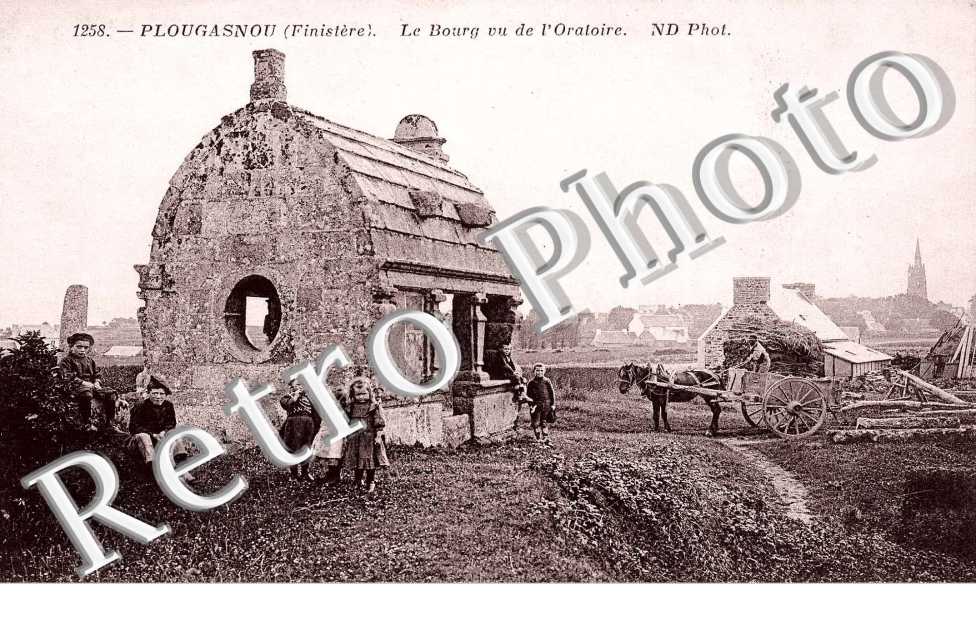 le bourg vu de l'oratoire
