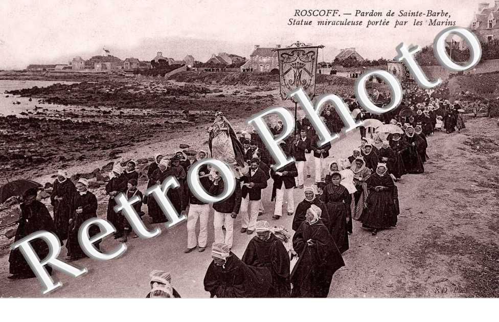 pardon de sainte barbe, statue miraculeuse portee par les marins