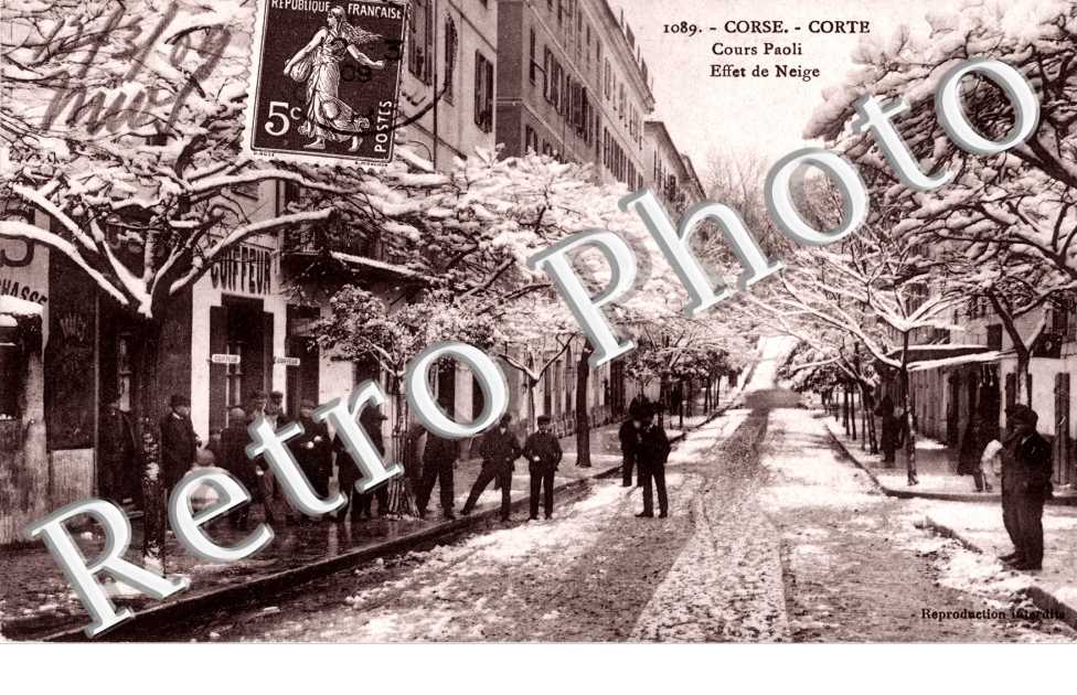 cours paoli - effet de neige