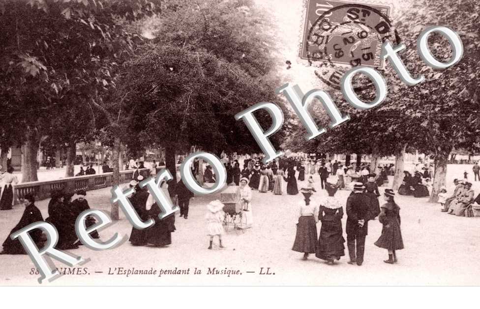 Esplanade pendant la musique