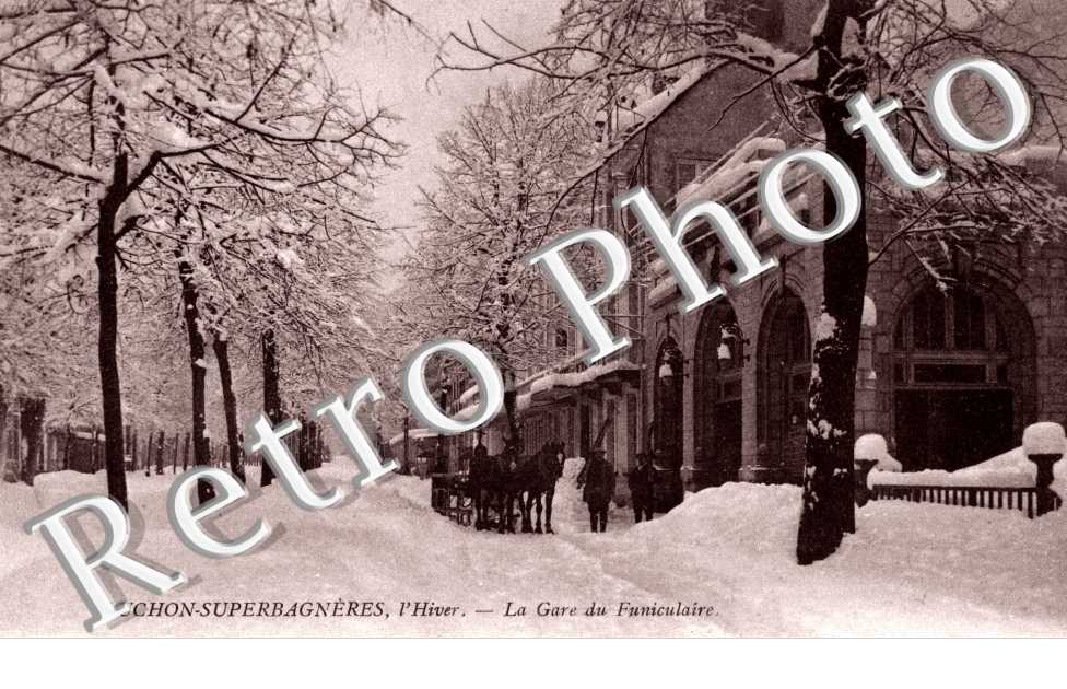 l'Hiver La gare du Funiculaire