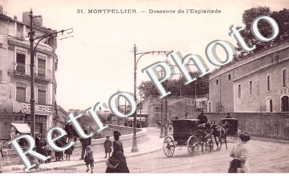 Descente de l'esplanade