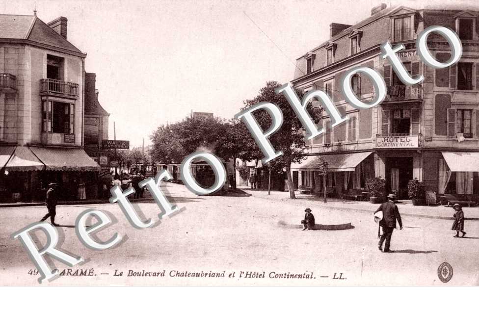 le Boulevard Chateaubriand  et l'Hotel Continental