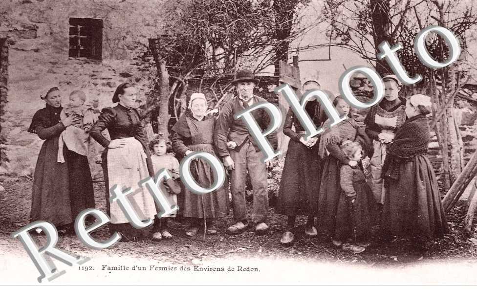Famille d'un fermier des environs de Redon