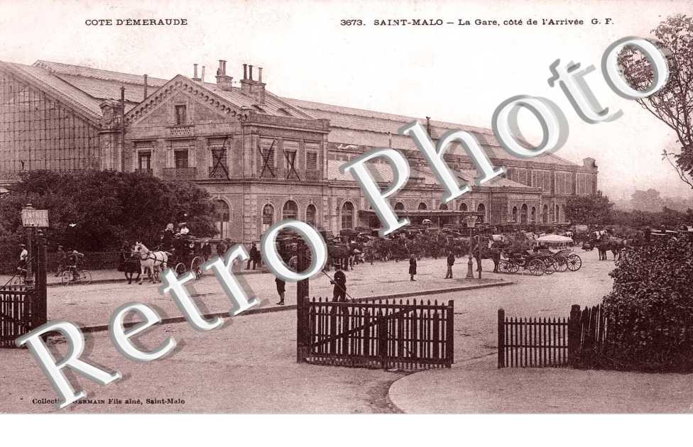 la gare, cote de l'arrivee