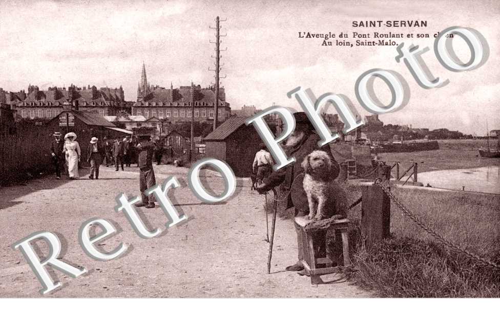 l'aveugle du pont roulant et son chien