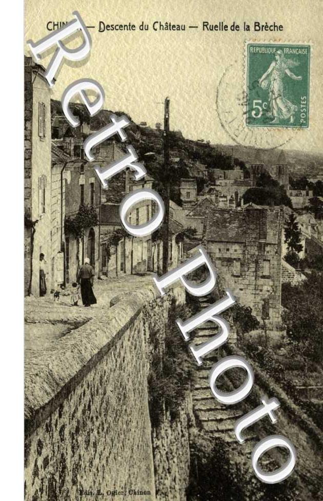 descente du chateau, ruelle de la breche  