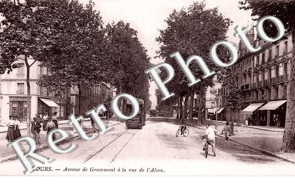 AVENUE DE GRAMMONT a la rue de l'Alma