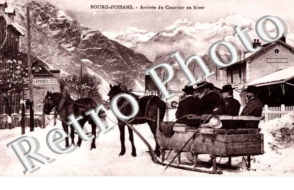 Arrivée du Courrier en Hiver