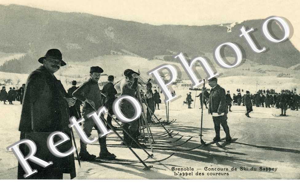 concours de Ski du Sappey - l'appel des coureurs