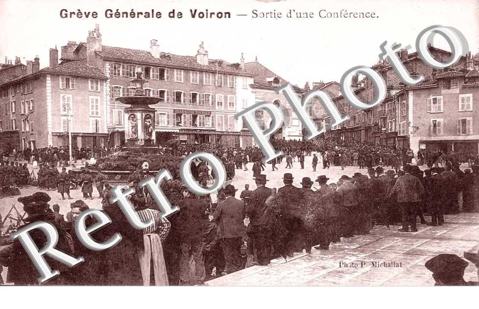 greve generale - sortie d'une conference